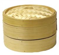 2 Tier 10 inches Bamboo Food Steamer1