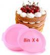 Silicone Rainbow Cake Mould Cake Pan 8in1