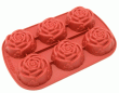 Medium Rose Silicone Cake Mould Jelly Mould Pudding Mould 6-in-11