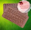 3D Silicone Alphabet Letter Chocolate Candy Mould1