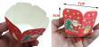 50 pcs Hexagon Hokkaido Christmas Cupcake Paper Cup1
