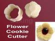 CNY EID Traditional Floral Flower Shape fruit jam tart cookie cu1