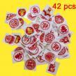 Edible Glutinous Rice Paper Steamed Buns Cartoon Stickers1