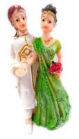 Indian Bride and Groom Wedding Cake Topper1