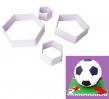 Football Cutters - Hexagon and Pentagon - Set of 41