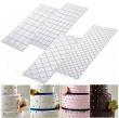 Quilted Icing Texture Sheet Impression Mat 4pc1